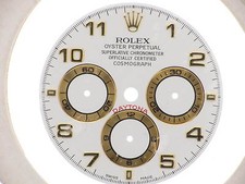 Rolex White arabic dial