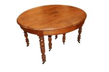Tavolo ovale allungabile Francese Stile Luigi Filippo del 1800