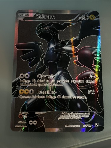 Carte pokemon zekrom - carte,