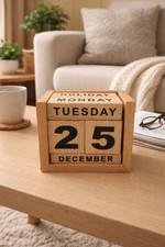 Calendario perpetuo in legno