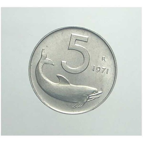 Repubblica italiana 5 lire - italiana,