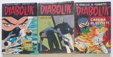 Fumetti Diabolik N 18 E 50 1980 + 8 1984 L Odio Di Eva Catena Di Delitti Ignari