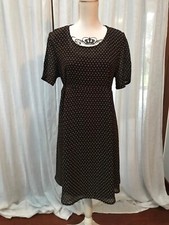 STEFANEL JOYFUL MUM ABITO PREMAMAN MARRONE IN VISCOSA TAGLIA M