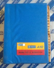 Norme Per Le Riparazioni Autobianchi A112 Manuale Officina Catalogo Originale