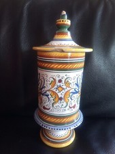 Vaso ceramica contenitore stile farmacia Deruta vintage