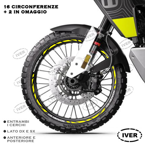 Adesivi cerchi husqvarna
