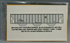 ODDBALLS SCALA HO 87-741 MP 4740 CUFT TRAMOGGIA COPERTA DECALCOMANIA