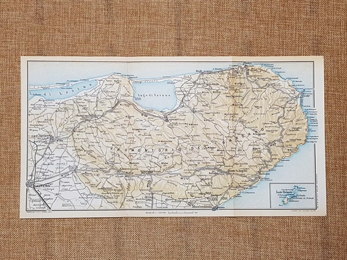 Mappa carta geografica - , 1962