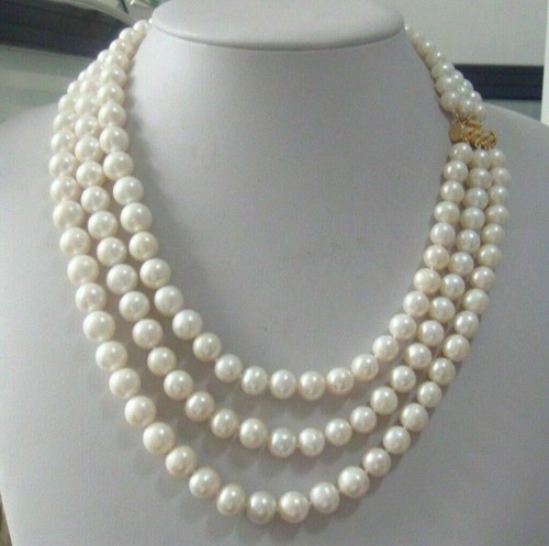 Collana perle bianche - collana,
