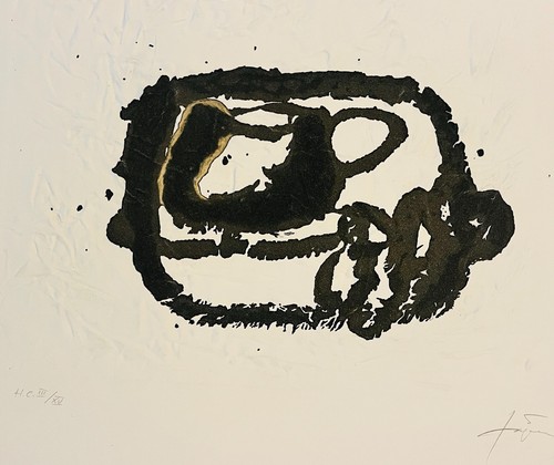 Antoni tapies gravure - tapies,