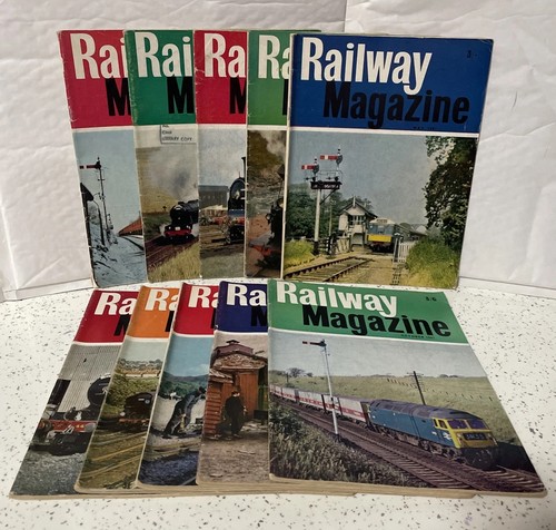 Railway magazine job lot x10 - job,