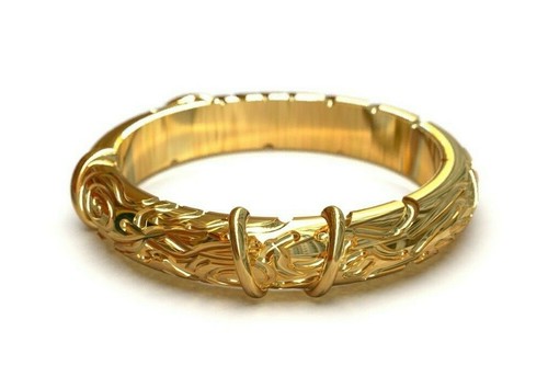 18k oro fedina matrimonio - oro,