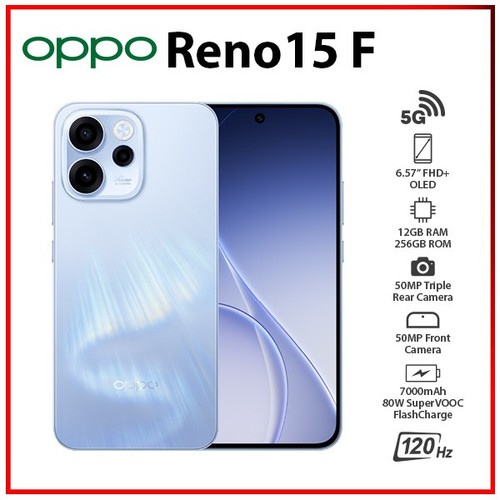 Oppo reno15 aurora blue - 5g,