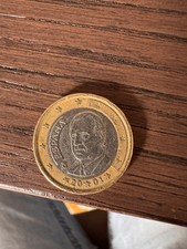 Moneta da 1 euro Spagna - 2001