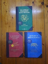 Libri Harry Potter BIBLIOTECA DI HOGWARTS: animali fantastici; quidditch...