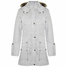 Bambine Cappotto Grigio Pile