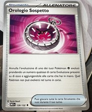 Carta Pokemon Megaevoluzione MEGit ITA: OROLOGIO SOSPETTO 128/132 Non Comune