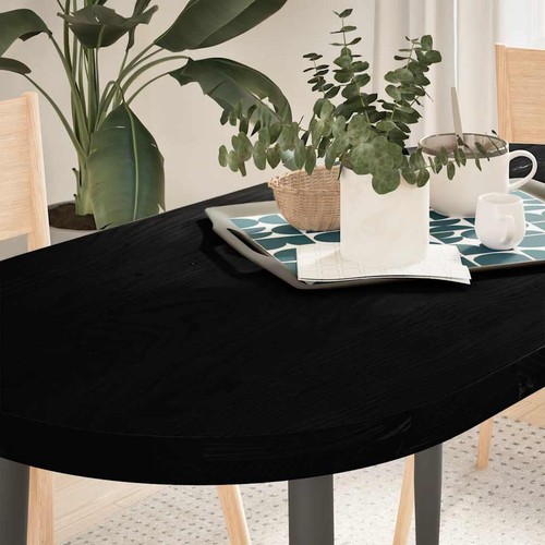 Piano tavolo marrone scuro - marrone,