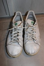 adidas Stan Smith Sneakers Uomo - Foot White/Core White/Green, EU 47 1/3 Usate