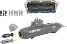 Giocattolo Sottomarino U-Boat 80 a Frizione Spara Missili Grigio Scuro Tu!Giochi