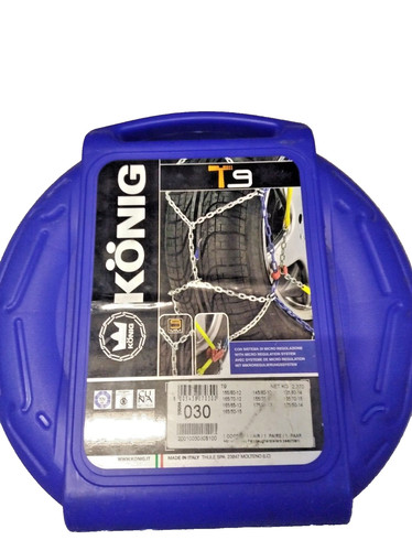 Catene neve 9mm konig t9 - catene,