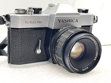 FOTOCAMERA VINTAGE YASHICA TL-ELECTRO PELLICOLA con obiettivo YASHINON-DS 1.9 - CONDIZIONI APPROSSIMATIVE