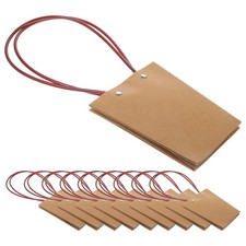 Sacchetto regalo per fiori in carta kraft portatile da 10 pezzi