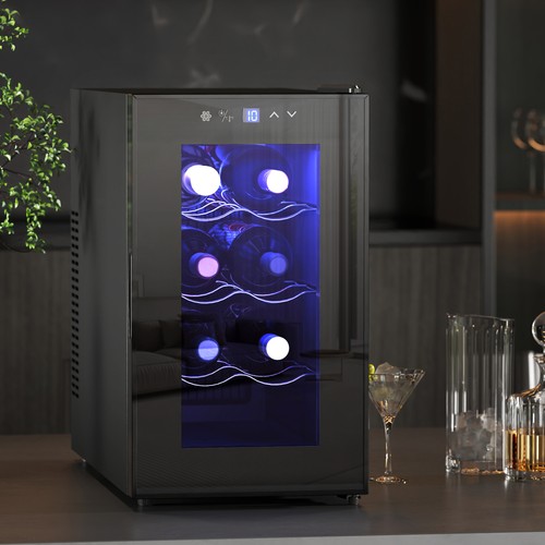 Mini frigo vino tavolo - frigo, tavolo,