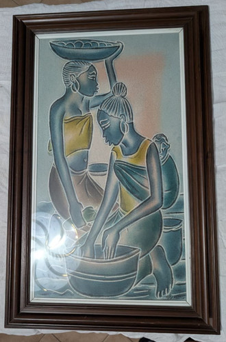 Quadro donne africane cornice - quadro,