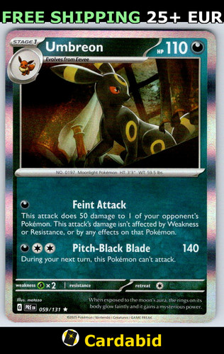 Umbreon pre 059 131 sv - umbreon,