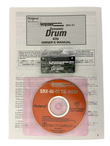 Roland srx dynamic drum - srx-01,