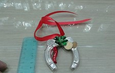 1 ferro  cavallo corno resina
