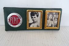 badge magnetico Fiat con portafoto per auto d'epoca Fiat 500 1100 850 coupè
