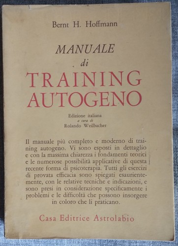 Manuale training autogeno - manuale,