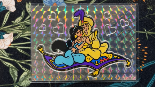 Adesivo vintage aladdin - vintage,
