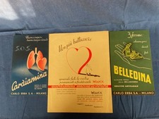 N.3 Depliant d'epoca CARLO