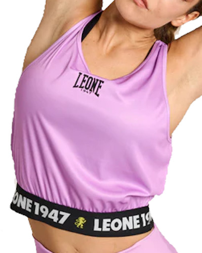 Canotta corta donna leone - donna,