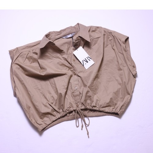Camicia zara kaki orlo cinch - camicia,