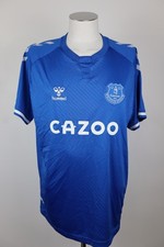 HUMMEL EVERTON MAGLIA CALCIO UOMO Tg 2XL SOCCER JERSEY TRIKOT T-SHIRT SPORT