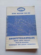 KTM MOTORE 125 RV 1980