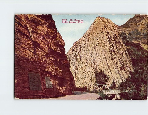 Cartolina the narrows ogden - the,