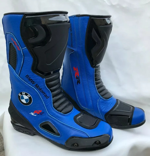 Leather motorcycle boots - leather,