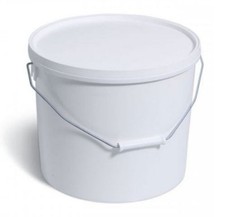 Secchio fusto fustino bianco