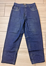 Jeans Uomo Vintage Y2K Baggy Skater Hip Hop Rap 48 Ore Taglia 36X33