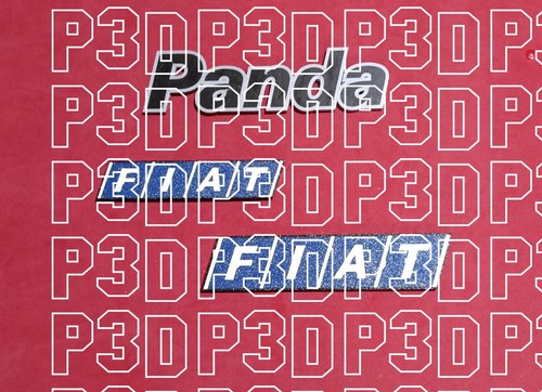 Kit targhetta fiat panda 141 - kit,