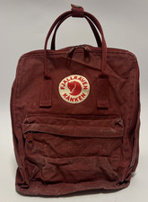 Zaino Fjall Raven Kanken bordeaux rosso vino 33 cm borsa zaino usato