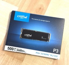 Crucial P3 500 GB PCIe M.2