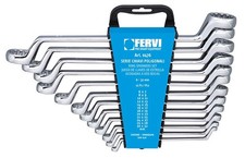 Set Serie 12 Chiavi Poligonali Stella Storta 6x7 - 30x32 - Fervi 0276