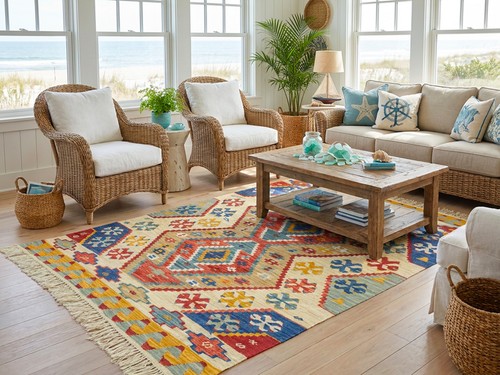 Tappeto tribale turco kilim - tribale,