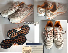 SCARPE REEBOK HEX RIDE RALLY II BIANCO ARANCIO US 9 EU 42 UK 8 CM 27 ORANGE WHIT
